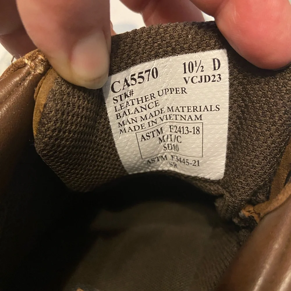 Carolina S-117 ALUMINUM TOE HIKER 10.5 D